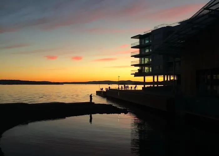 Tjuvholmen Gem With Rooftop Terrace And Parking * Oslo